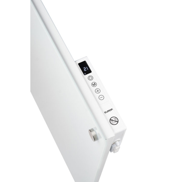 Eurom infrarood paneel wit glasplaat 450 watt display